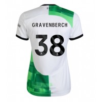 Camisa de time de futebol Liverpool Ryan Gravenberch #38 Replicas 2º Equipamento Feminina 2023-24 Manga Curta